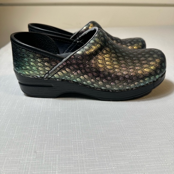 Dansko Metallic Patterned Clogs - Picture 7 of 11
